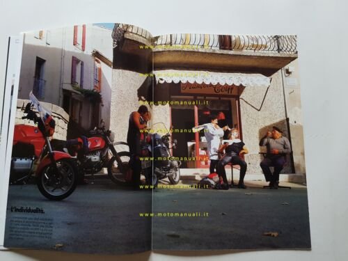 BMW catalogo equipaggiamento moto 1987 depliant originale ITALIANO