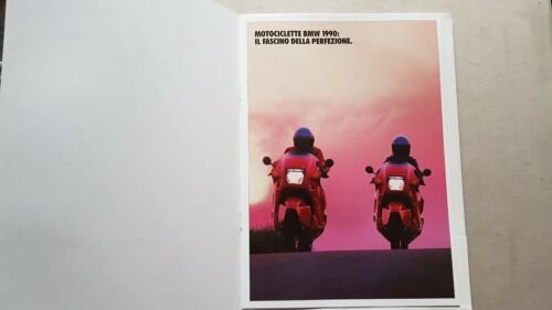 BMW CATALOGO PRODUZIONE MOTO 1990 depliant originale ITALIANO