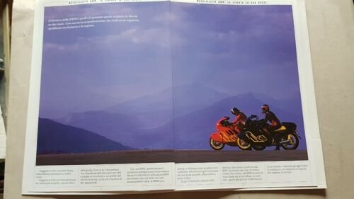 BMW CATALOGO PRODUZIONE MOTO 1990 depliant originale ITALIANO