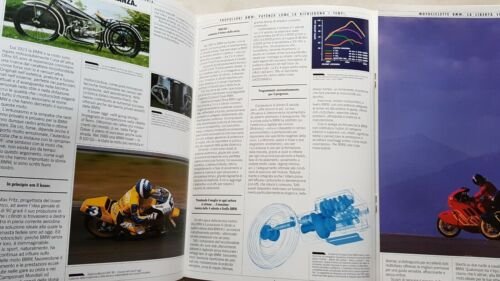 BMW CATALOGO PRODUZIONE MOTO 1990 depliant originale ITALIANO