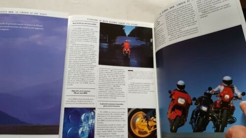 BMW CATALOGO PRODUZIONE MOTO 1990 depliant originale ITALIANO