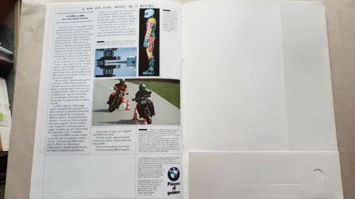 BMW CATALOGO PRODUZIONE MOTO 1990 depliant originale ITALIANO