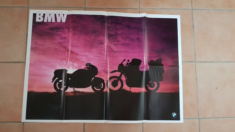 BMW CATALOGO PRODUZIONE MOTO 1991 depliant originale ITALIANO