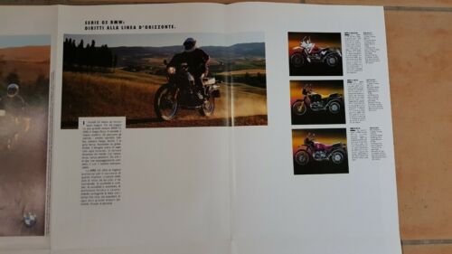 BMW CATALOGO PRODUZIONE MOTO 1992 depliant originale ITALIANO