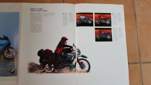 BMW CATALOGO PRODUZIONE MOTO 1993 depliant originale ITALIANO