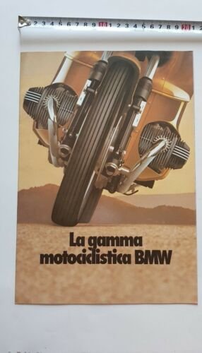 BMW catalogo produzione moto modelli 1979 depliant originale italiano brochure