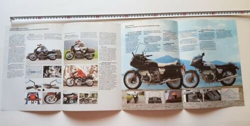 BMW catalogo produzione moto modelli 1979 depliant originale italiano brochure