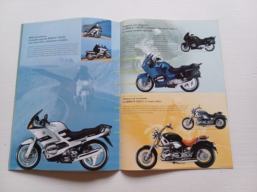 BMW catalogo produzione tutti modelli 2000 depliant moto ITALIANO originale