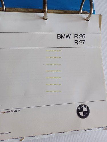 BMW catalogo ricambi R 26 - R 27 - R …