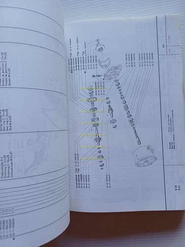 BMW catalogo ricambi sussidiario R 26-R 27-R 50-50 S -R …