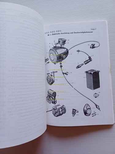 BMW catalogo ricambi sussidiario R 51/2-3 - R 67/3 - …