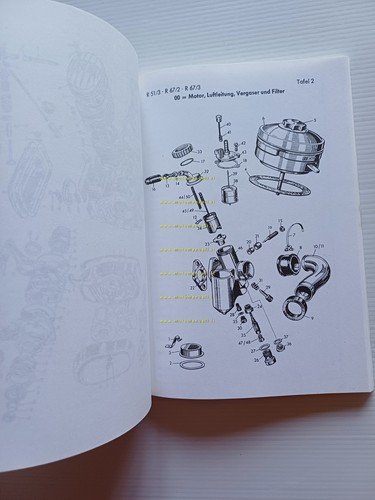 BMW catalogo ricambi sussidiario R 51/2-3 - R 67/3 - …