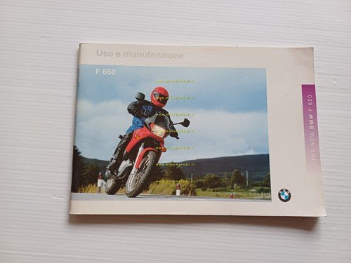 BMW F 650 1995-6 manuale uso manutenzione libretto istruzioni originale …