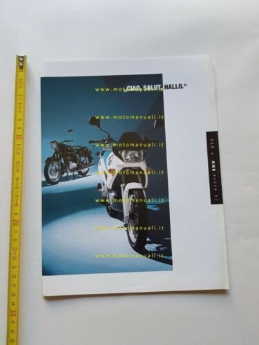 BMW F 650 depliant ITALIANO originale moto
