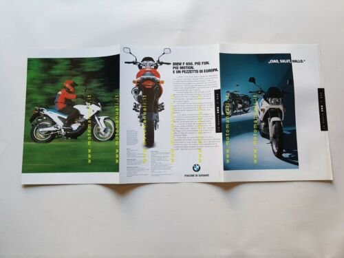 BMW F 650 depliant ITALIANO originale moto