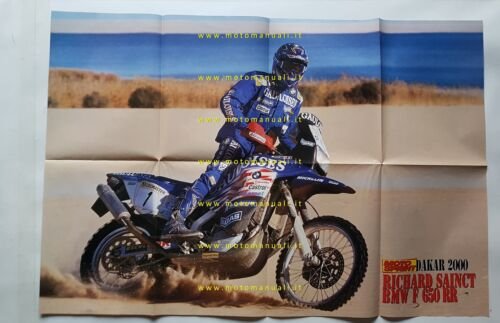 BMW F 650 GS 2000 depliant poster originale