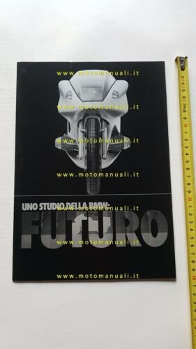 BMW FUTURO prototipo 1981 depliant ITALIANO originale moto brochure