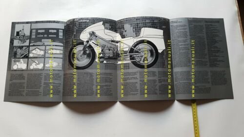 BMW FUTURO prototipo 1981 depliant ITALIANO originale moto brochure