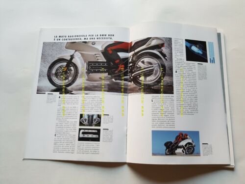 BMW gamma produzione moto 1991 depliant ITALIANO originale