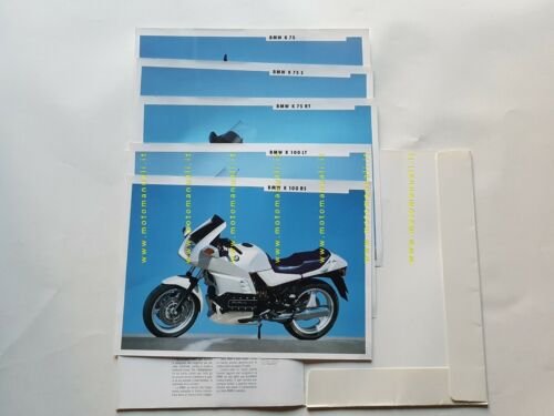 BMW gamma produzione moto 1991 depliant ITALIANO originale