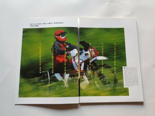 BMW gamma produzione moto 1992 depliant ITALIANO originale