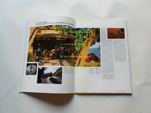 BMW gamma produzione moto 1992 depliant ITALIANO originale