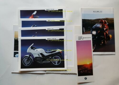 BMW gamma produzione moto 1992 depliant ITALIANO originale