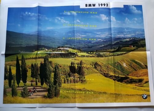 BMW gamma produzione moto 1992 depliant ITALIANO originale