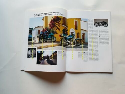 BMW gamma produzione moto 1993 depliant ITALIANO originale