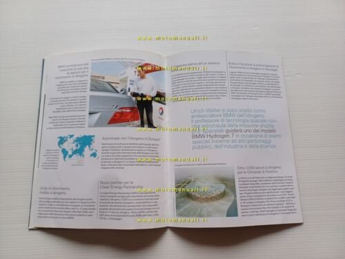 BMW Hydrogen 7 2007 depliant originale italiano auto brochure