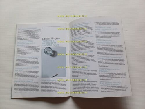 BMW Hydrogen 7 2007 depliant originale italiano auto brochure