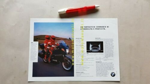 BMW K 1100 LT moto 1992 depliant originale ITALIANO brochure