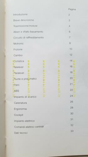 BMW K 1200 RS 1996 manuale descrizione caratteristiche tecniche per …