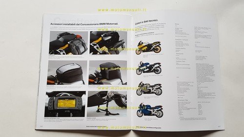 BMW K 1200 S 2005 depliant italiano originale