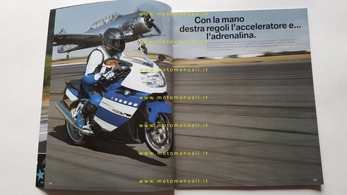 BMW K 1200 S 2005 depliant italiano originale