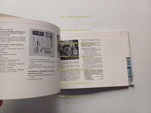 BMW K 75 C 1985 manuale uso manutenzione libretto italiano …