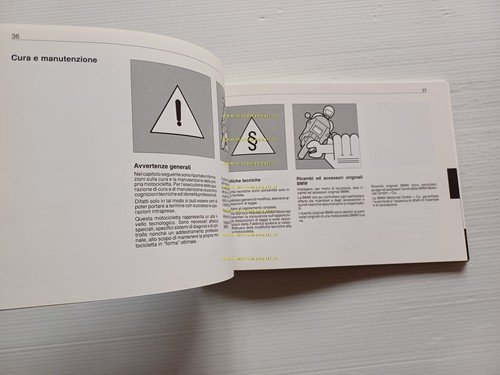 BMW K1 - K 100 RS 1991 manuale uso manutenzione …