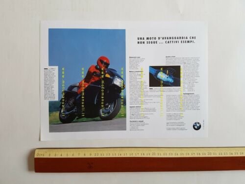 BMW K1 1000 1990 depliant originale moto italiano