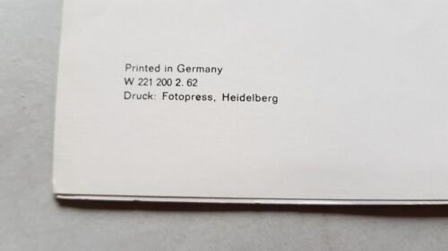BMW LS 700 Luxus 1962 depliant auto originale italiano
