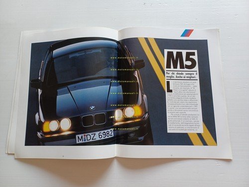BMW M3 - M3 Cabrio - M5 1989 depliant grande …