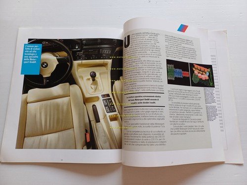 BMW M3 - M3 Cabrio - M5 1989 depliant grande …