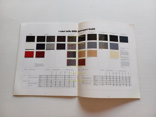 BMW M3 - M3 Cabrio - M5 1989 depliant grande …