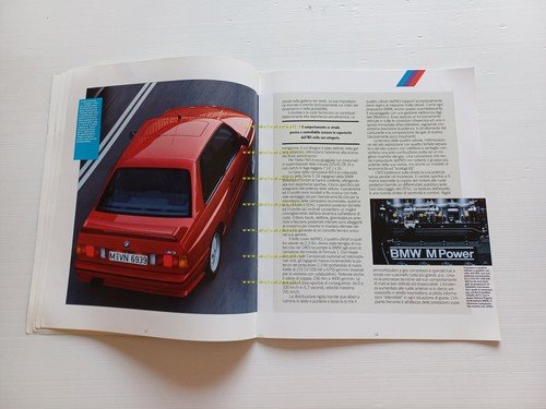 BMW M3 - M3 Cabrio - M5 1989 depliant grande …