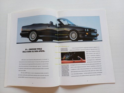 BMW M3 - M3 Cabrio - M5 1990 depliant italiano …