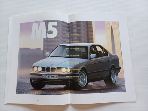 BMW M3 - M3 Cabrio - M5 1990 depliant italiano …