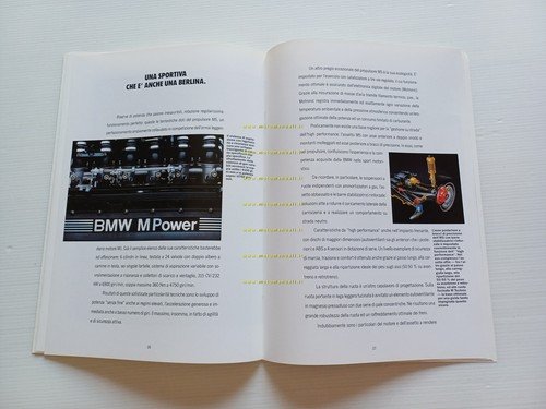 BMW M3 - M3 Cabrio - M5 1990 depliant italiano …