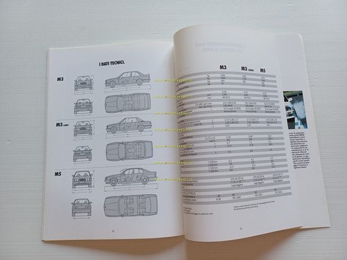 BMW M3 - M3 Cabrio - M5 1990 depliant italiano …