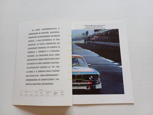 BMW M3 - M3 Cabrio - M5 1990 depliant italiano …