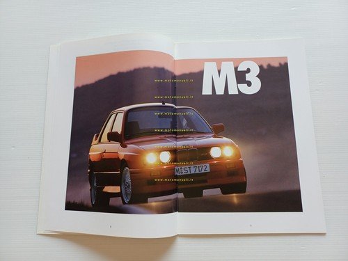 BMW M3 - M3 Cabrio - M5 1990 depliant italiano …
