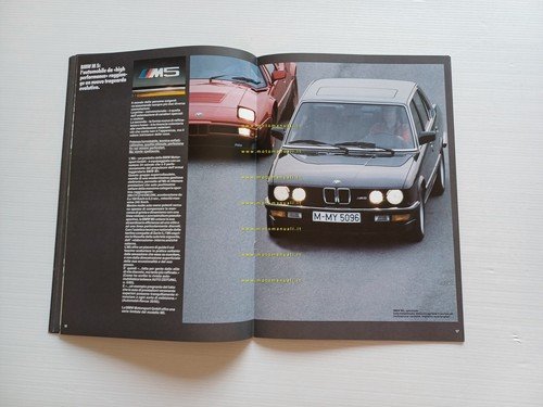 BMW M3 - M5 - M 635 CSi 1985 depliant …
